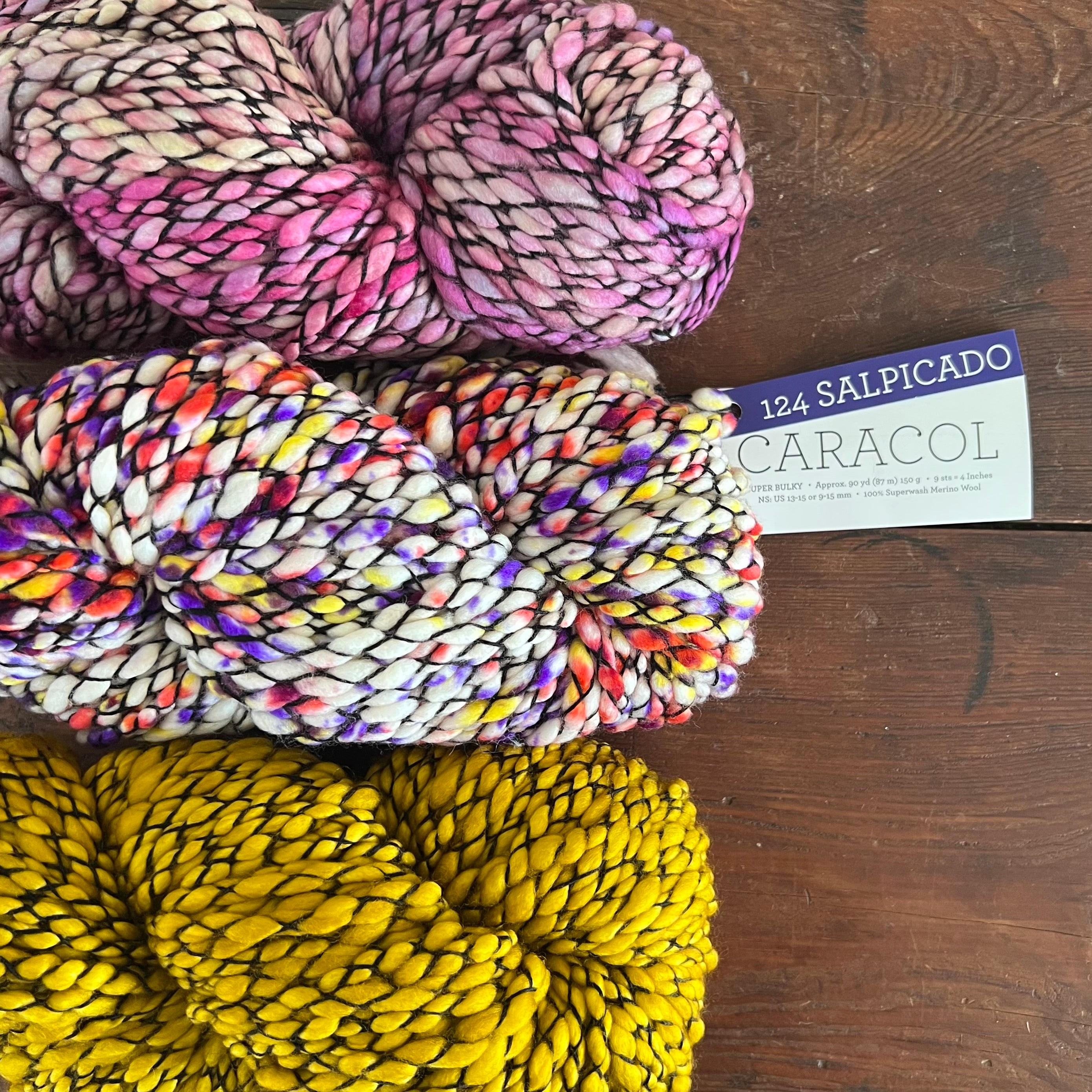 Malabrigo Caracol is now available at Three Birds Yarn Studio