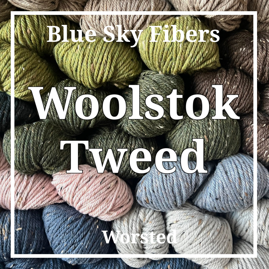blue sky fibers woolstok tweed