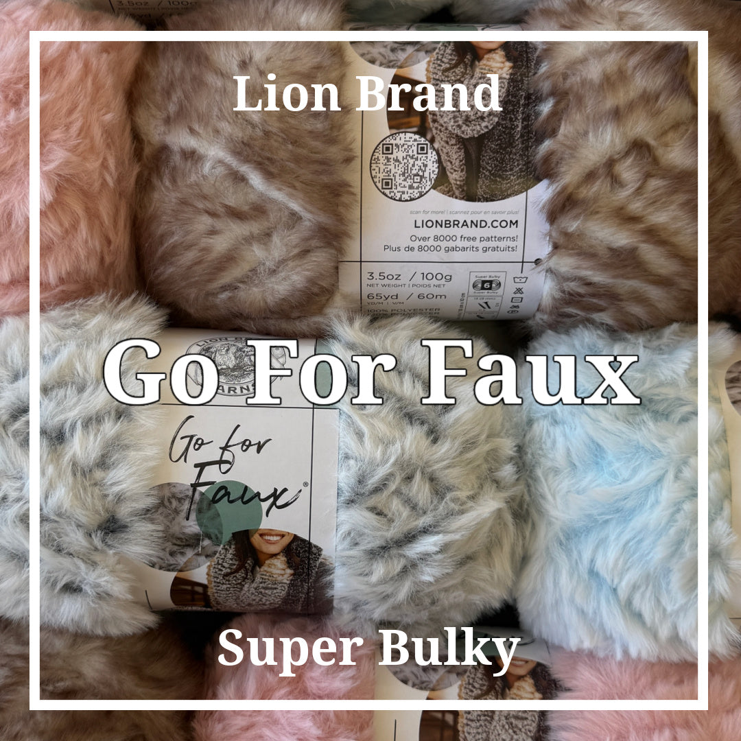 Lion Brand - Go for Faux (Super Bulky weight)
