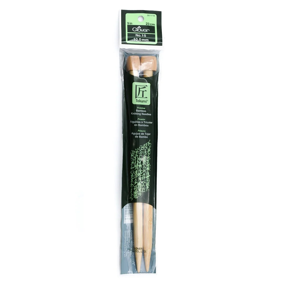 Clover 9" single point size US 15 (10.0mm)