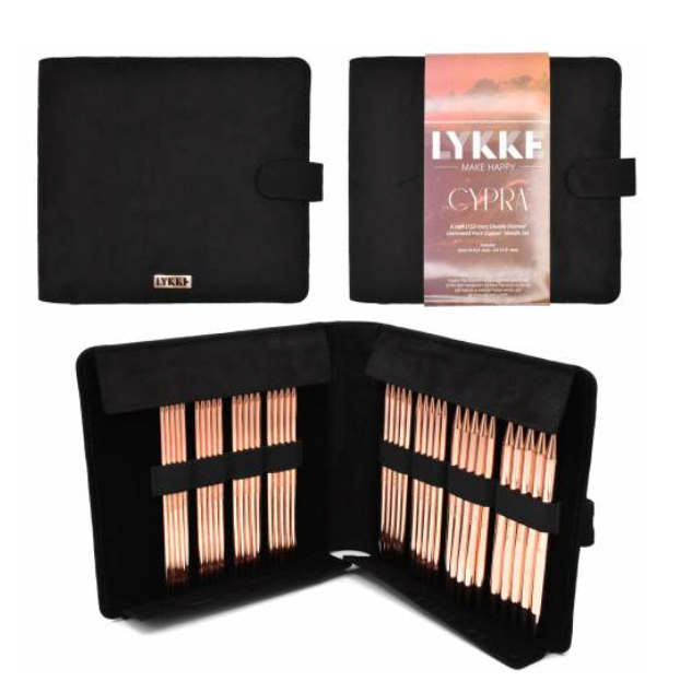 Lykke Cypra Double Pointed Needle Set Size US 6-13