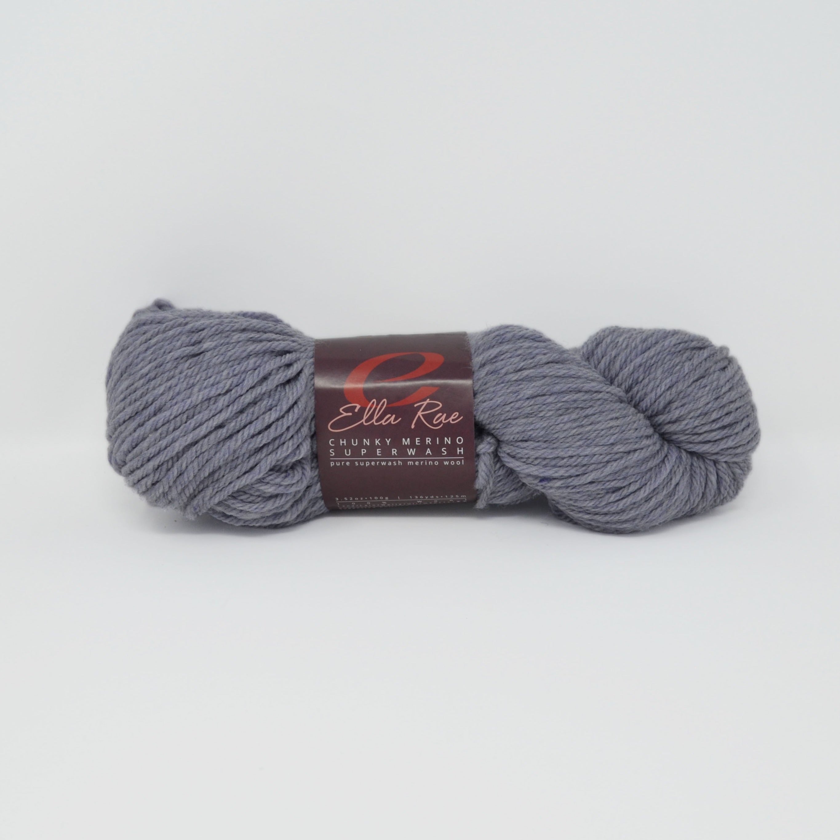 Chunky Merino Superwash-Stonewall Heather