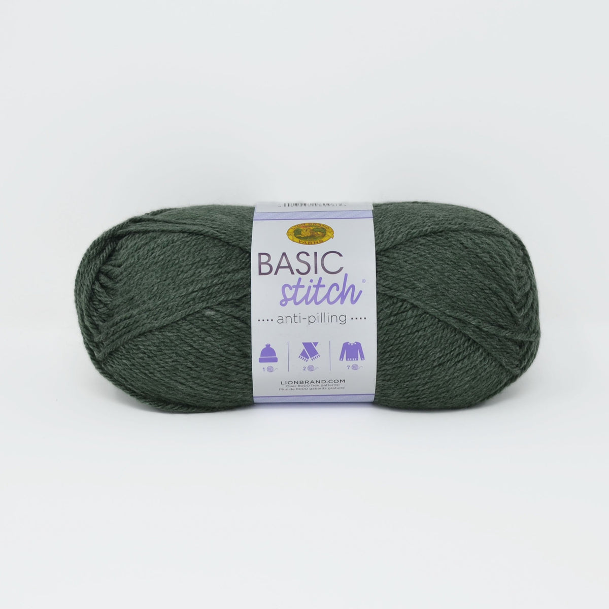 Basic Stitch Anti-Pilling-Pine Heather