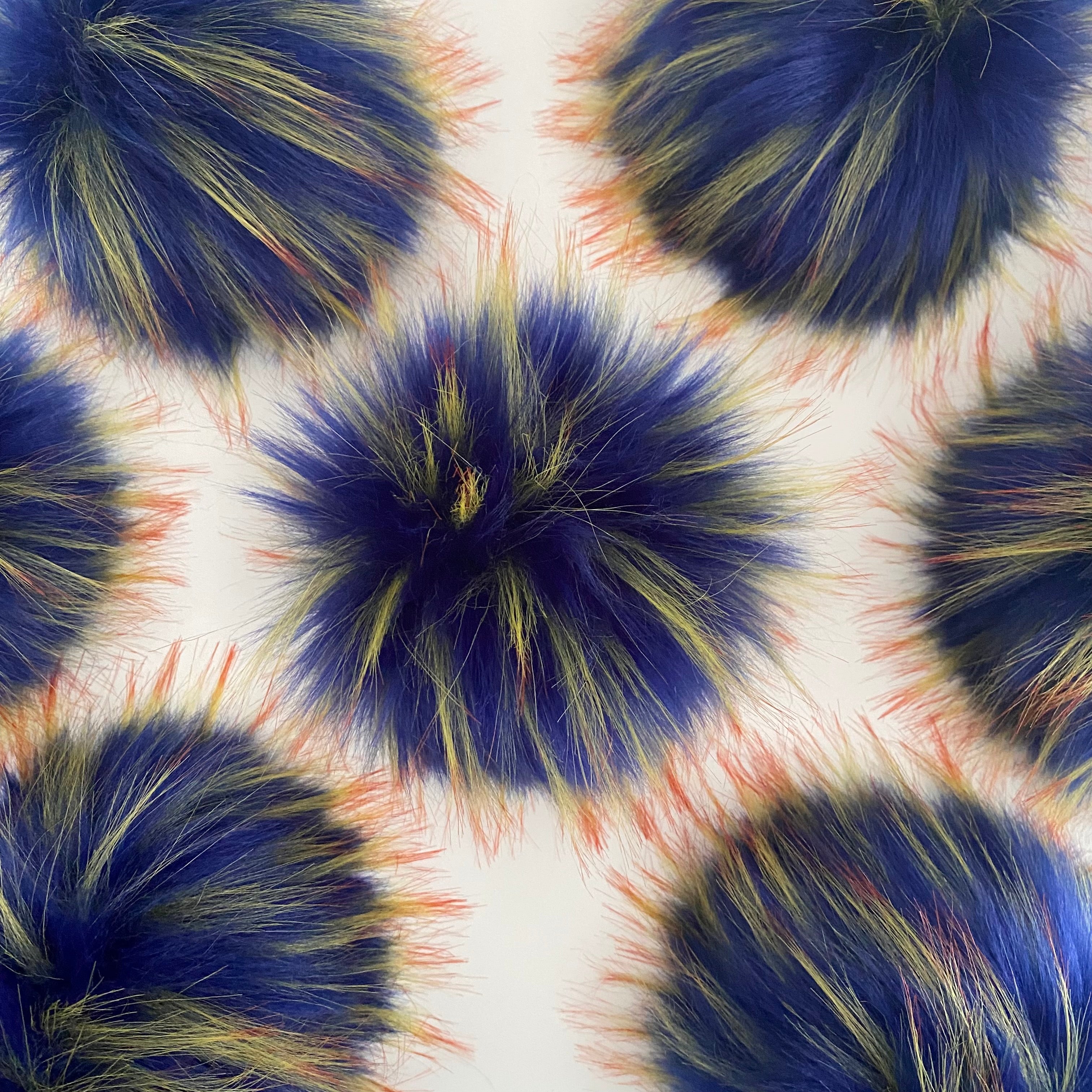 shooting star luxury faux fur pom pom