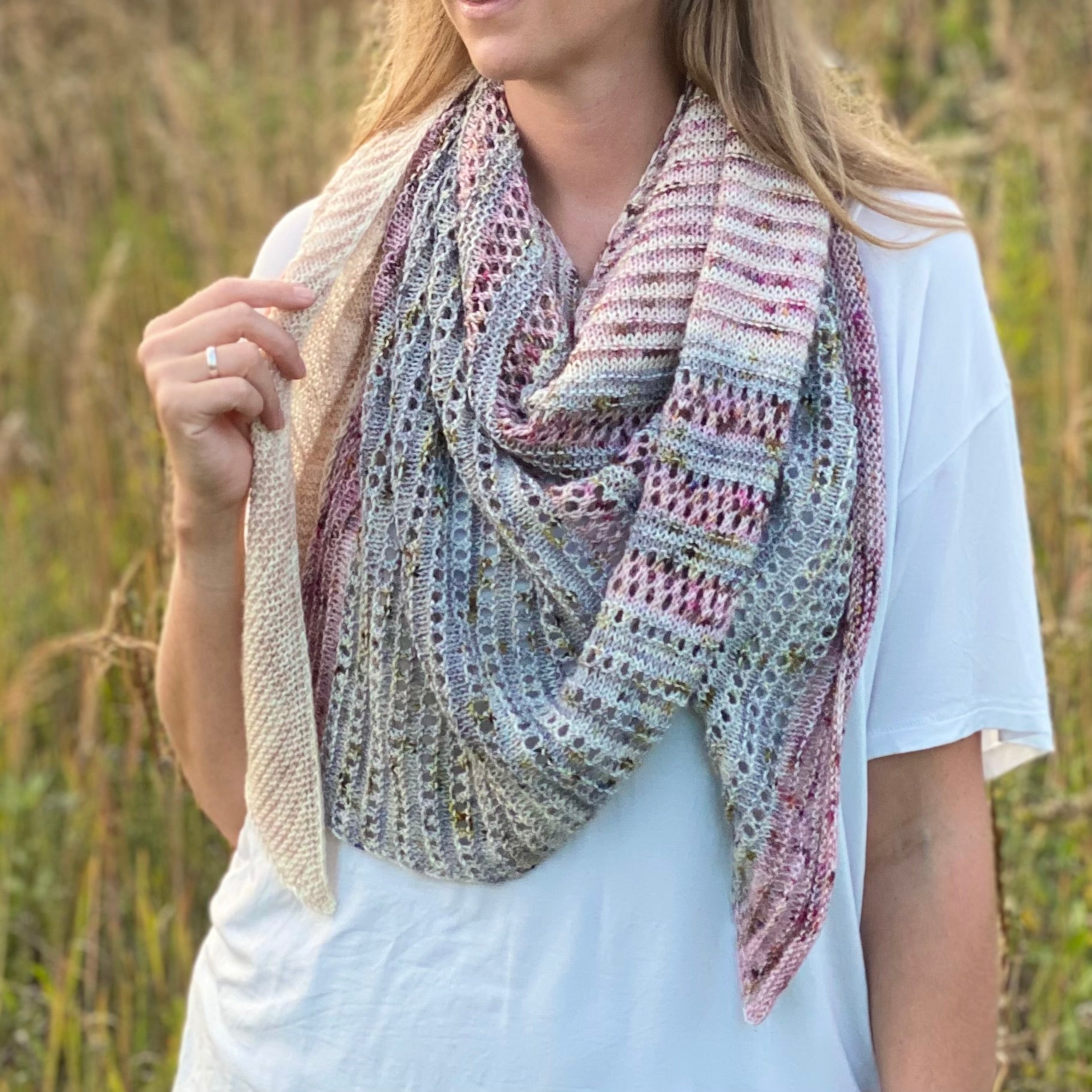 Ocean Horizon Shawl Pattern
