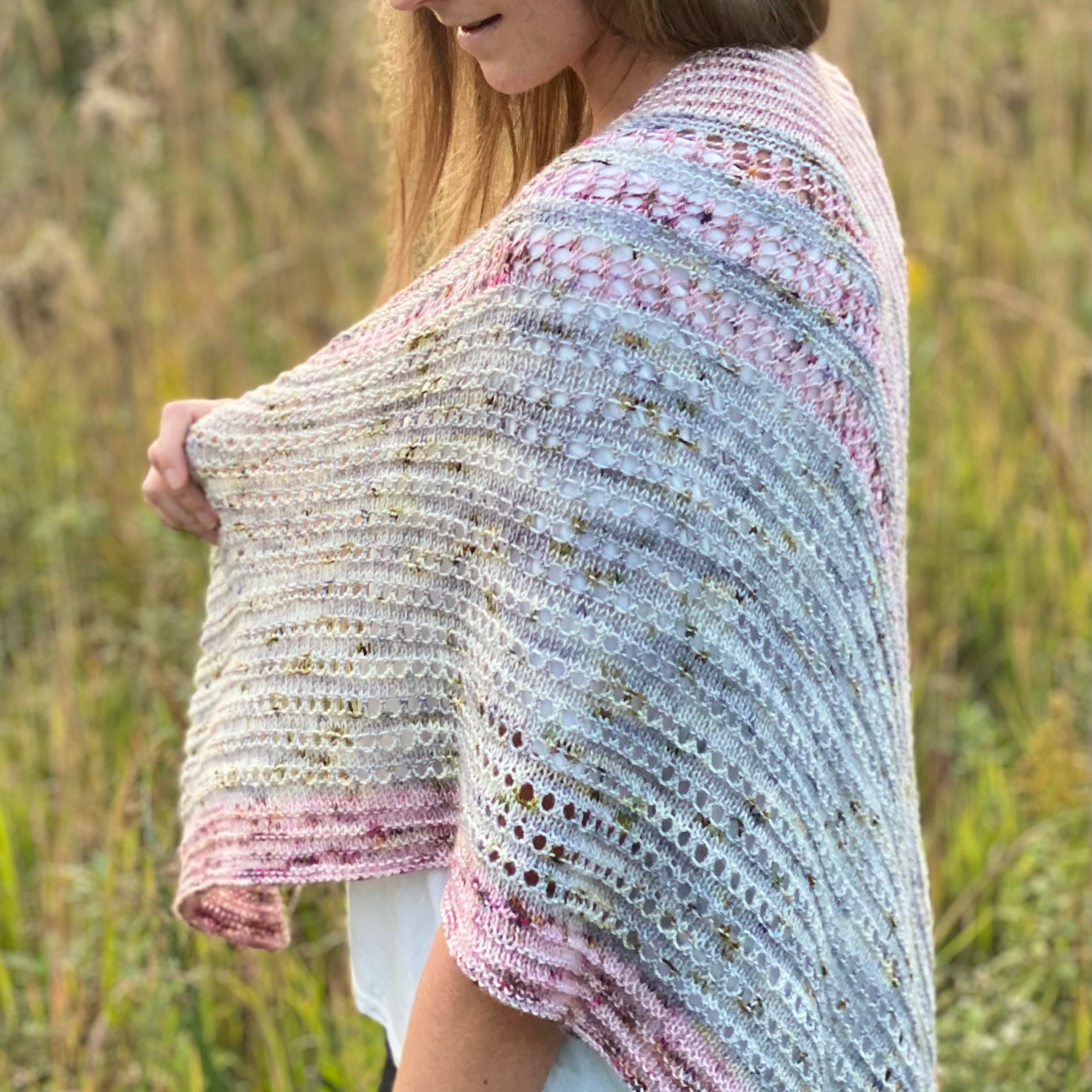 Ocean Horizon Shawl Pattern