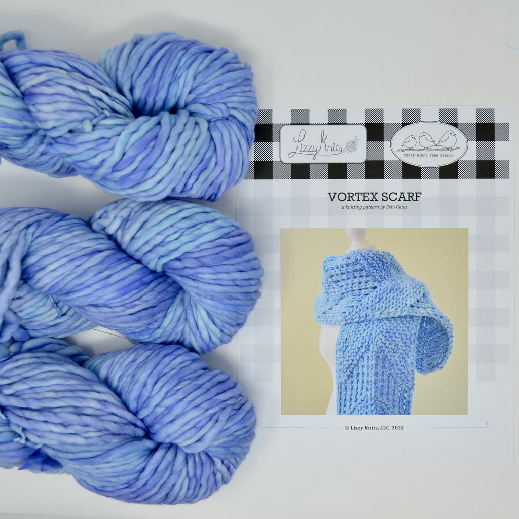 knitting kits for vortex scarf knitting pattern malabrigo rasta