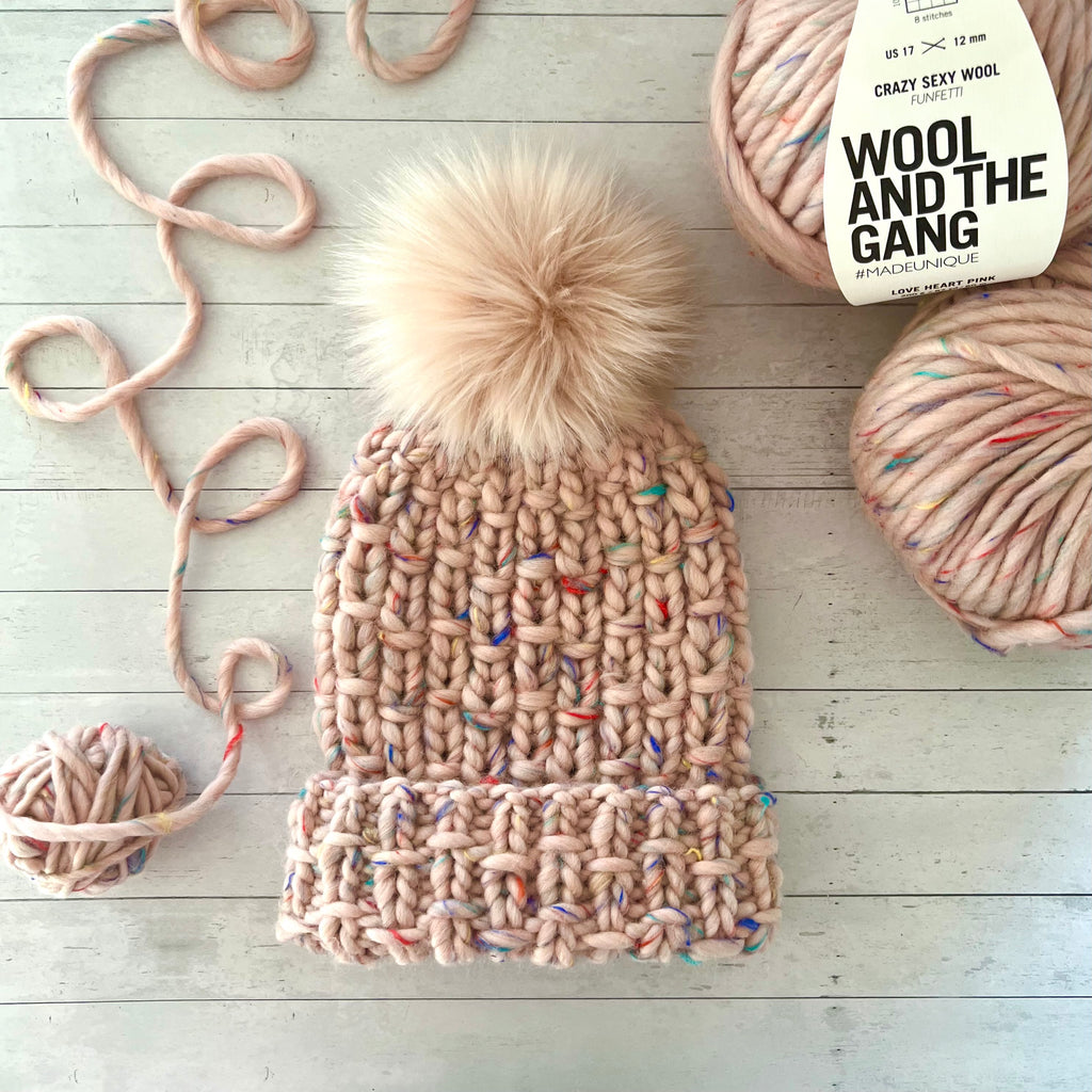 The Slate Beanie is the FREE pattern of the month for January