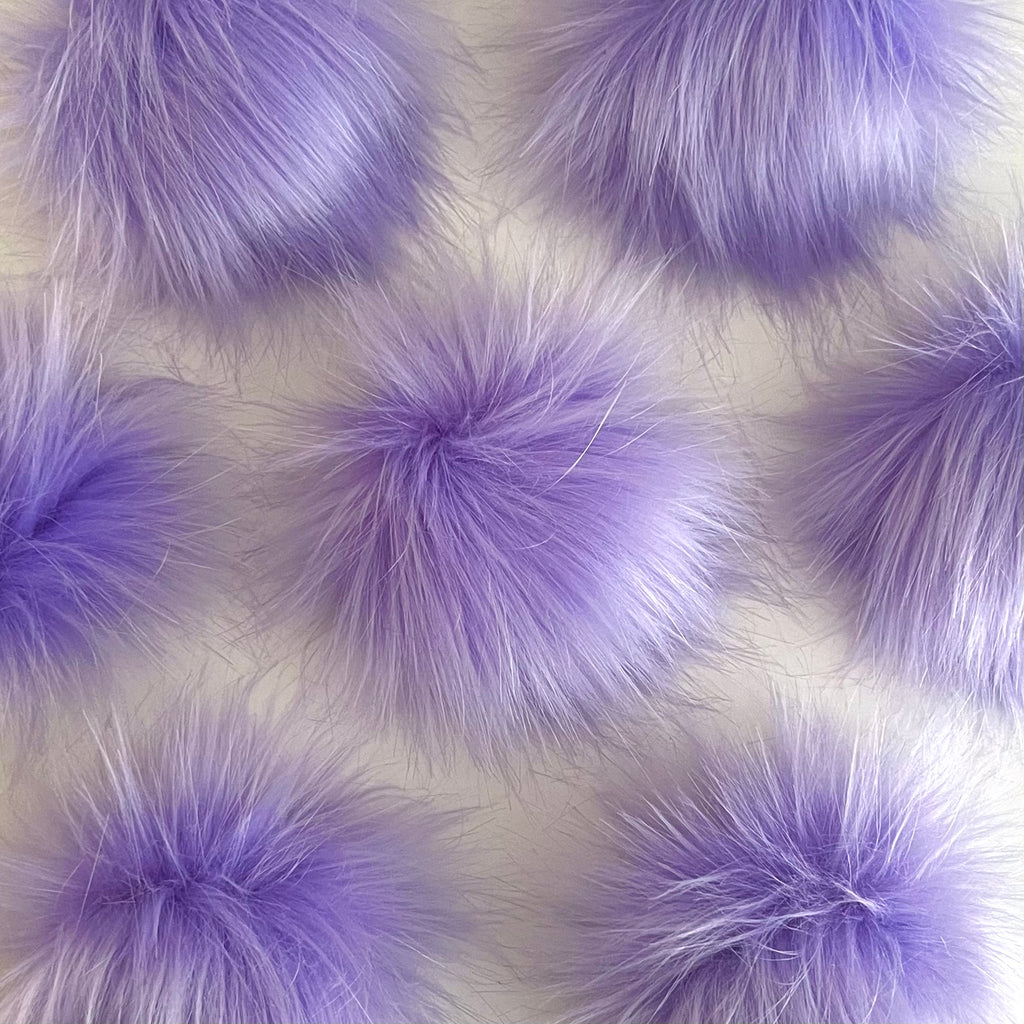 New faux fur pom color: Fairy Tale