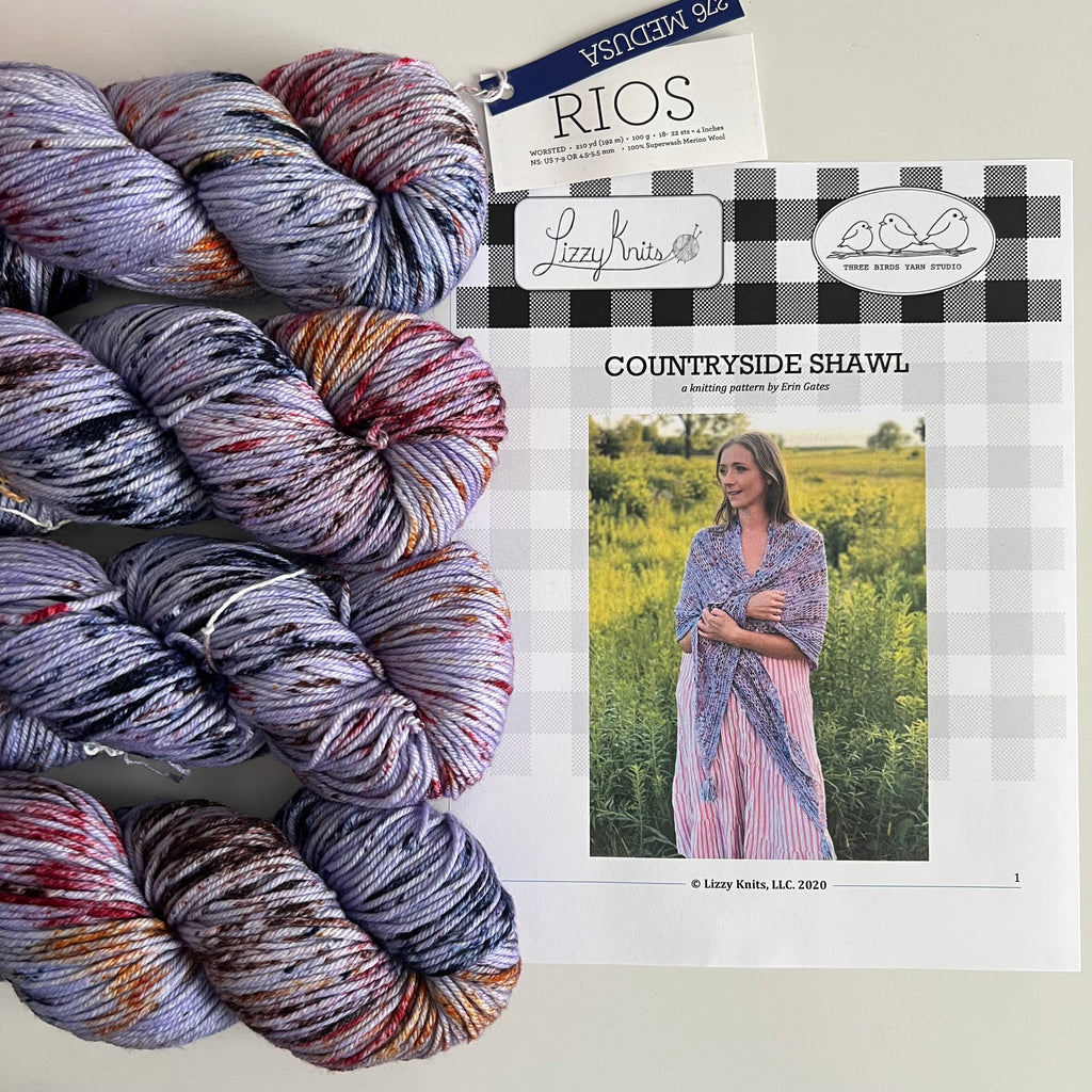 Shawl and Cowl Kits - Each kits comes with a FREE copy of the pattern