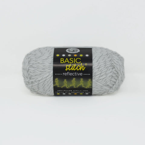 Summit White Basic Stitch Reflective Yarn 