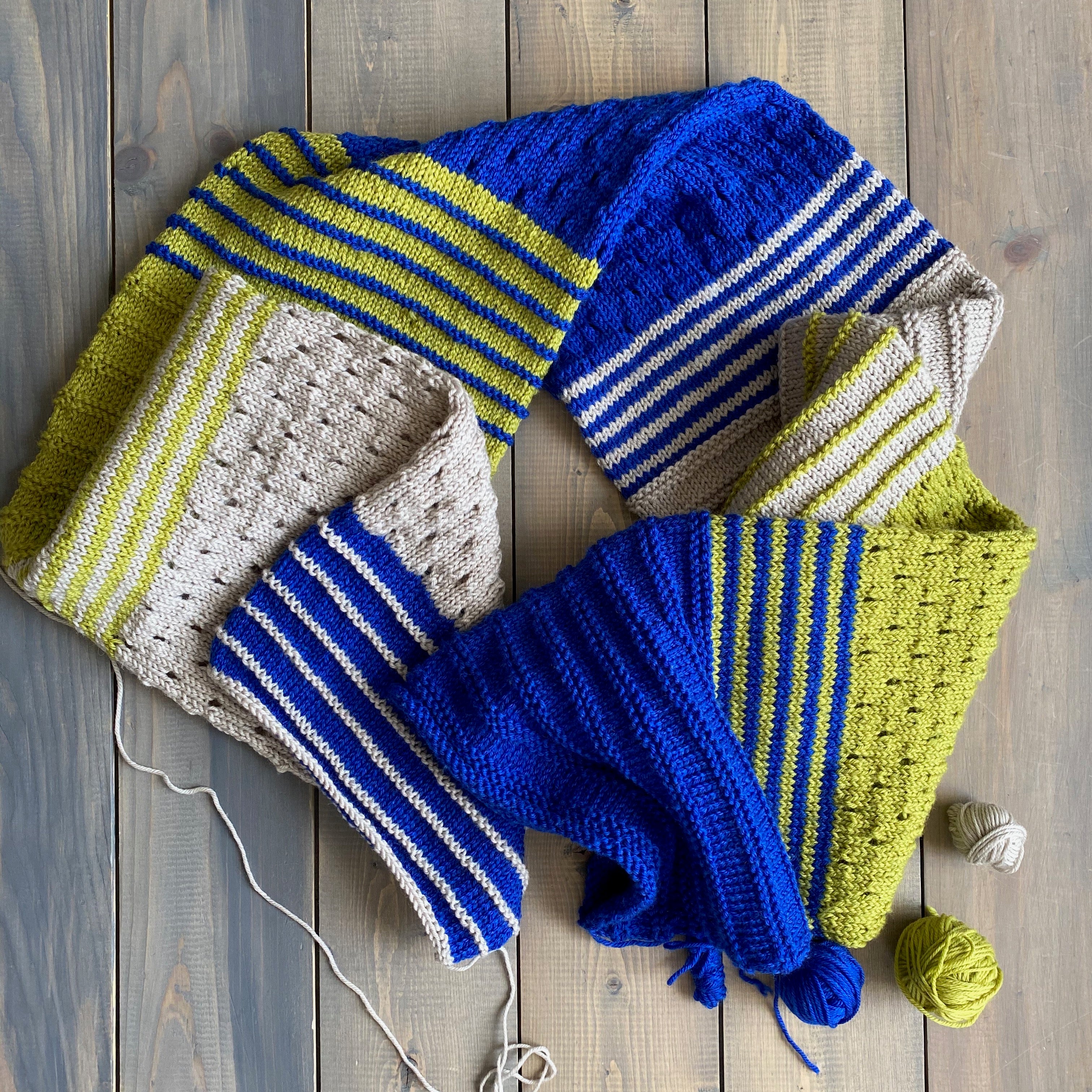 Triple Shift Scarf Pattern