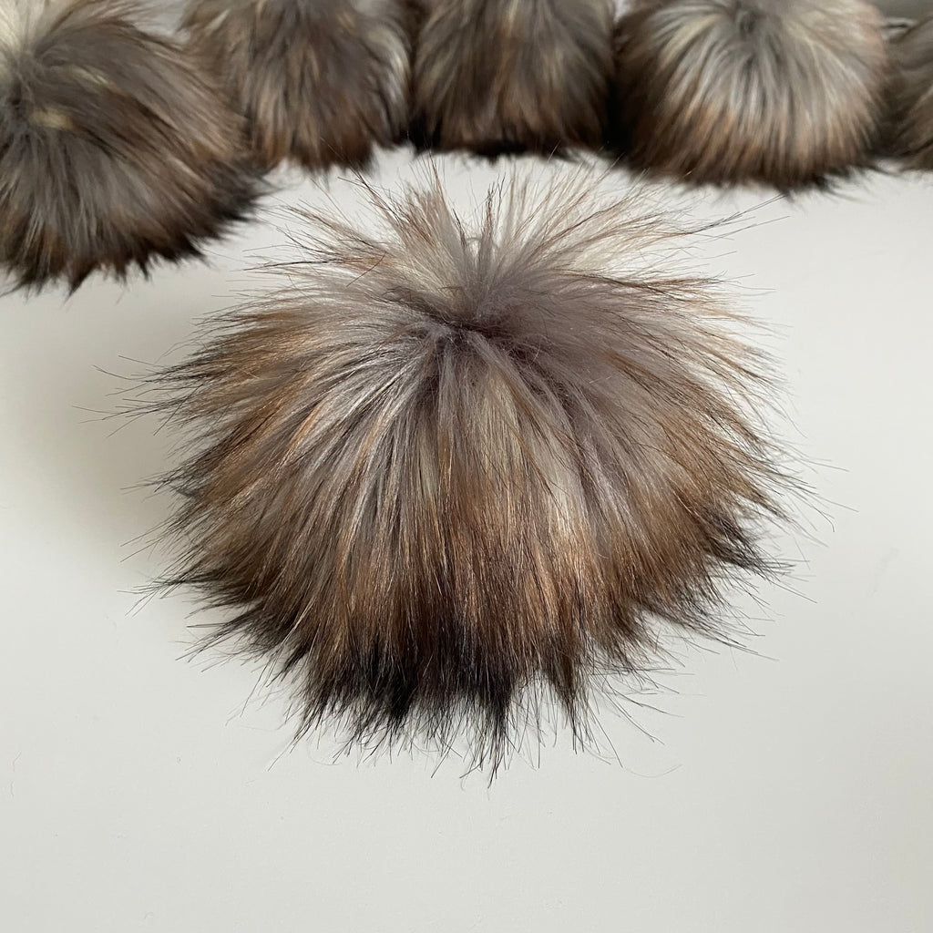 Make Faux Fur Pom Poms for Hats - Studio Knit