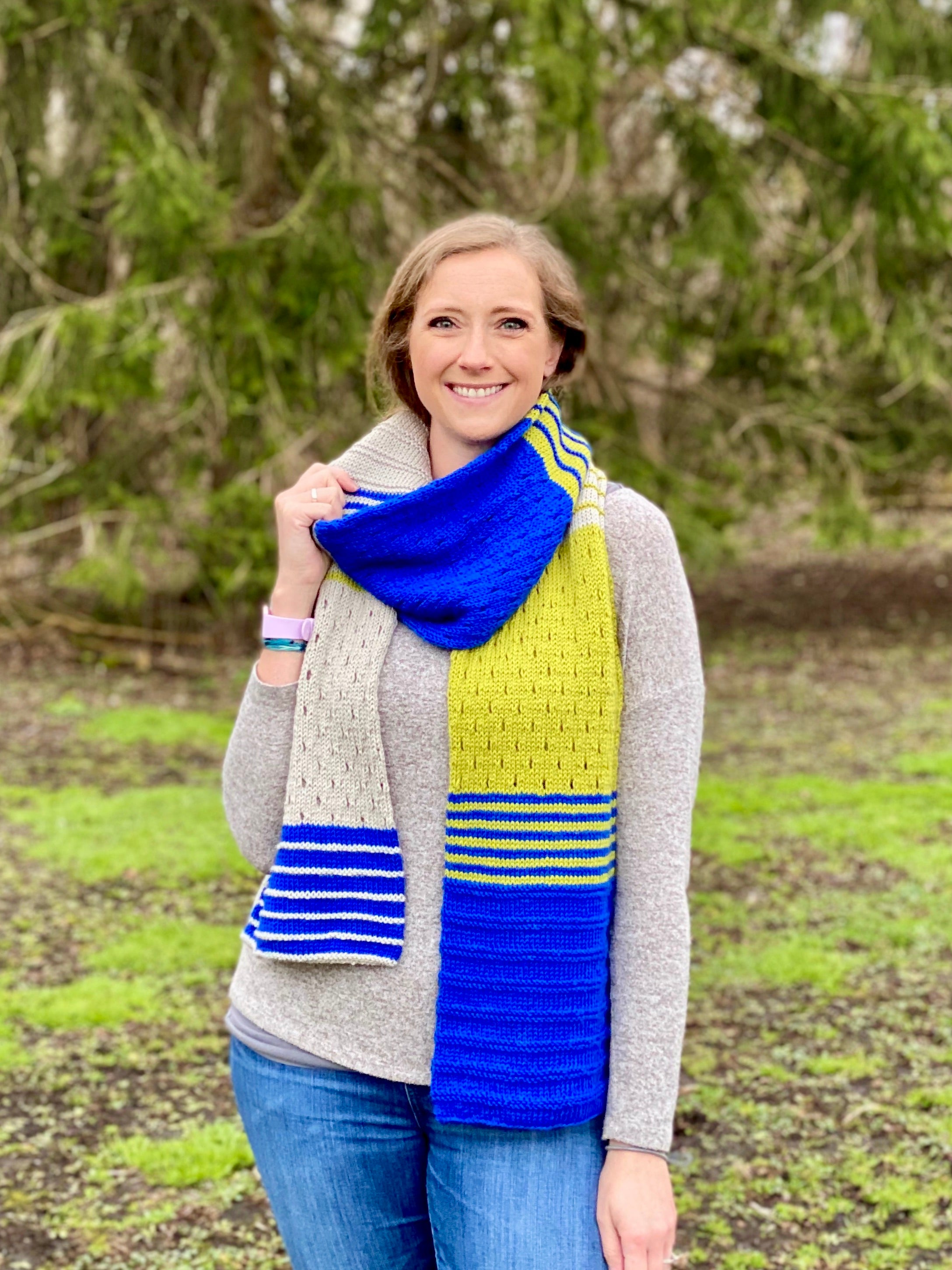 Triple Shift Scarf Pattern