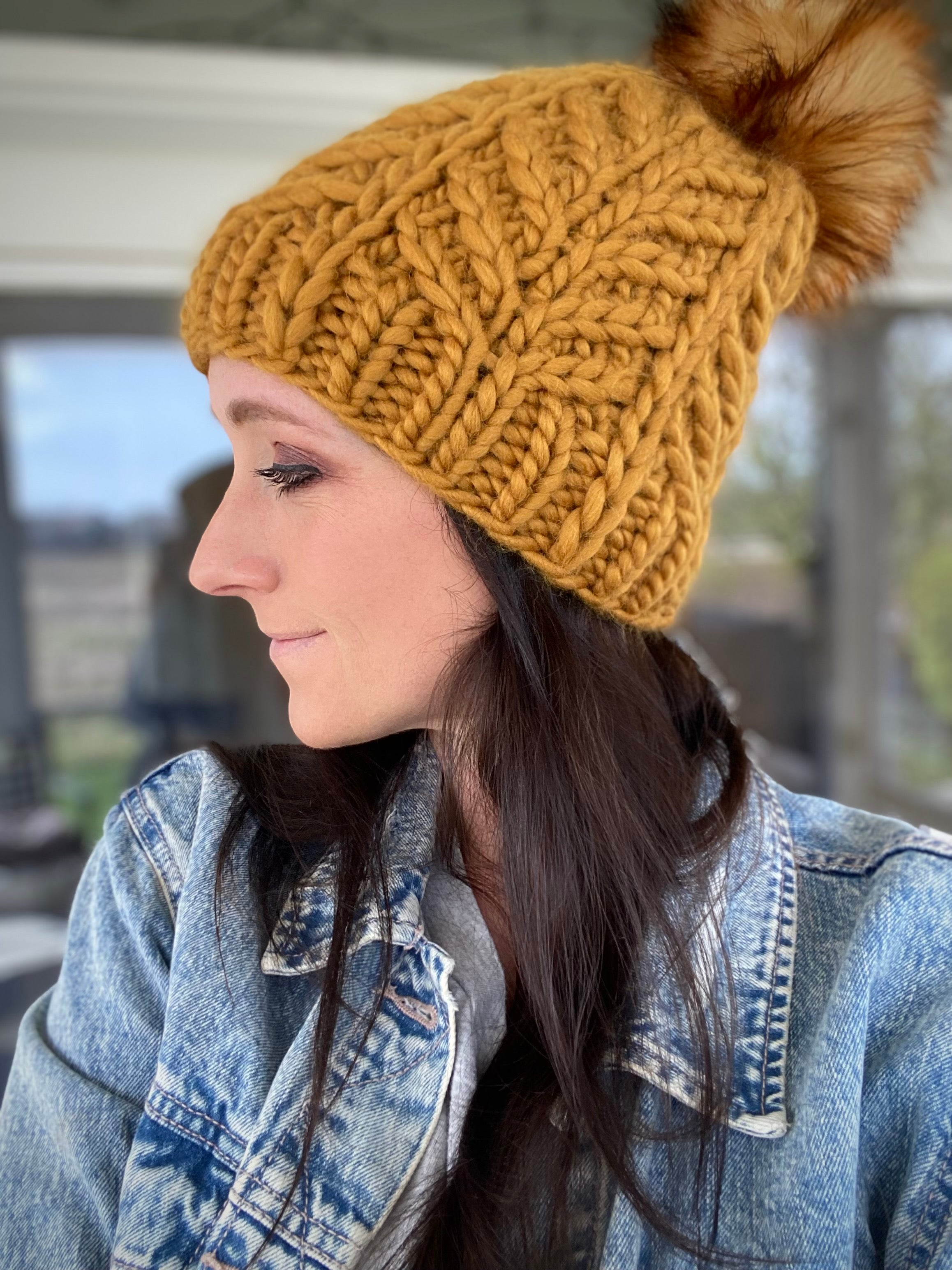 Deco Palm Beanie Pattern