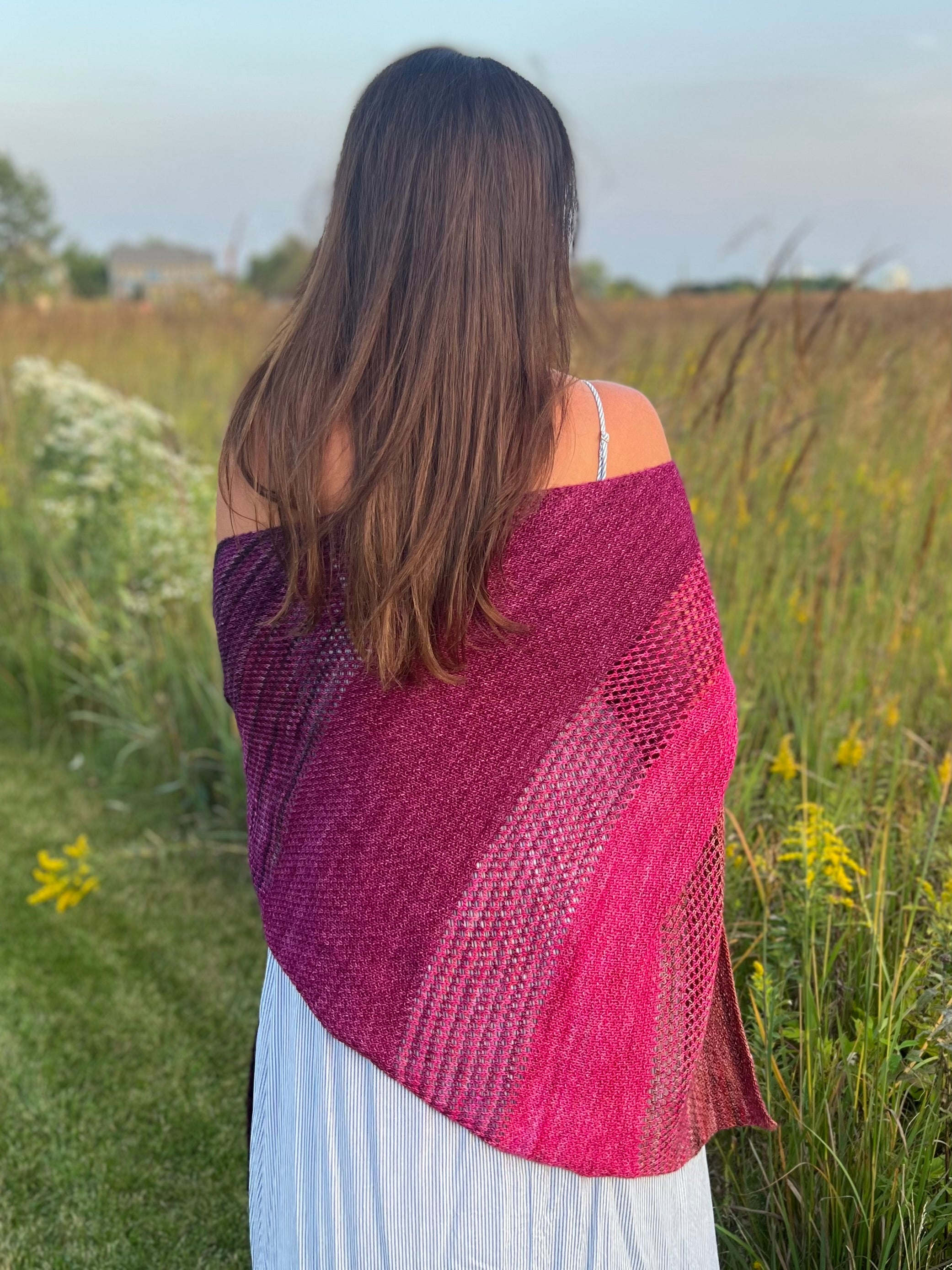 Shawl In Reverse Pattern