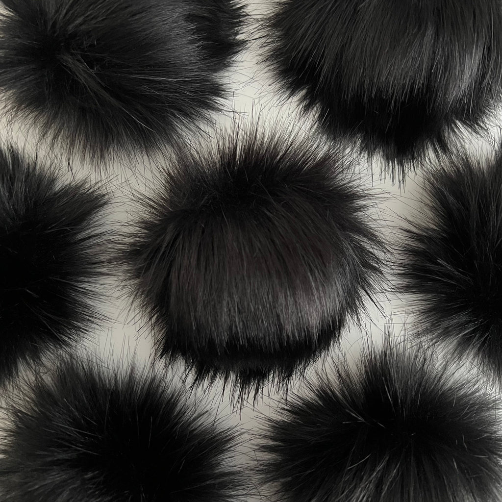 EMO luxury faux fur pom pom