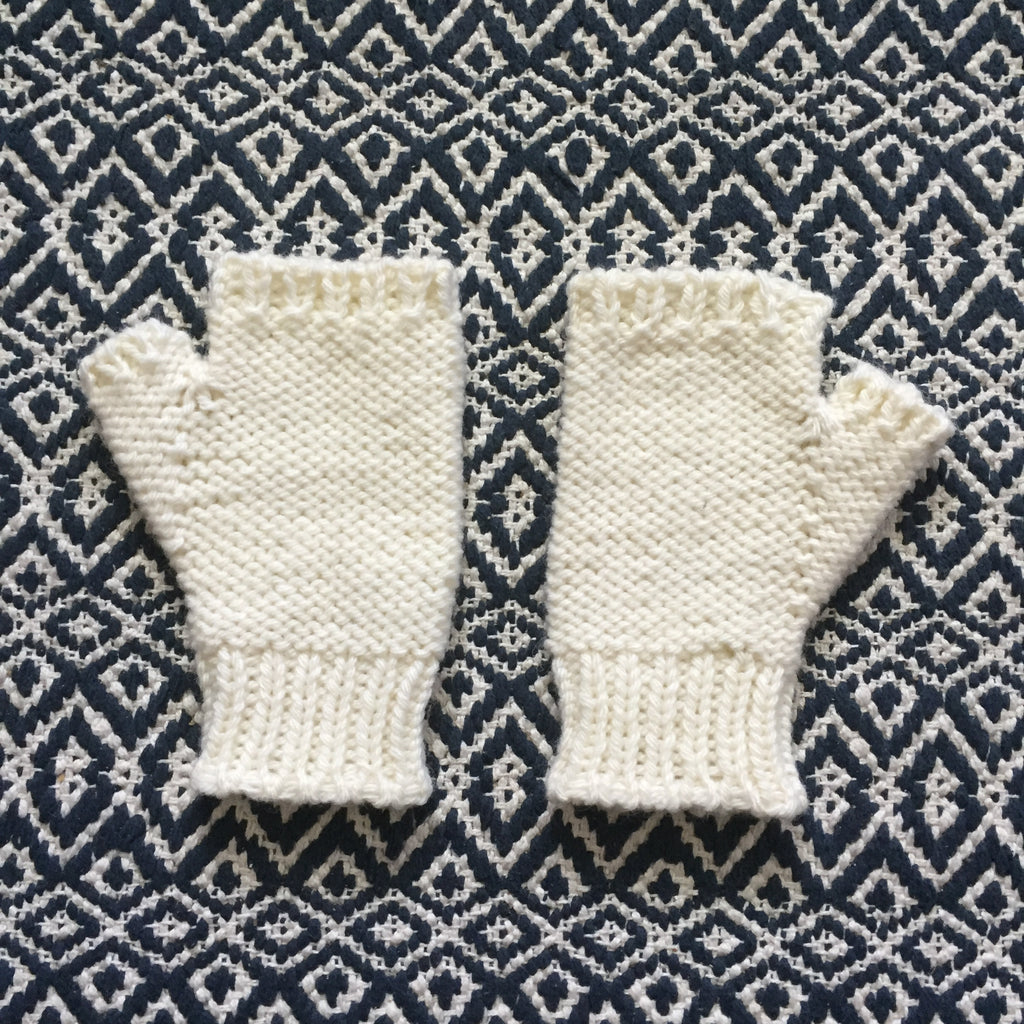 On the Flip Side Hat and Fingerless Gloves Set Pattern