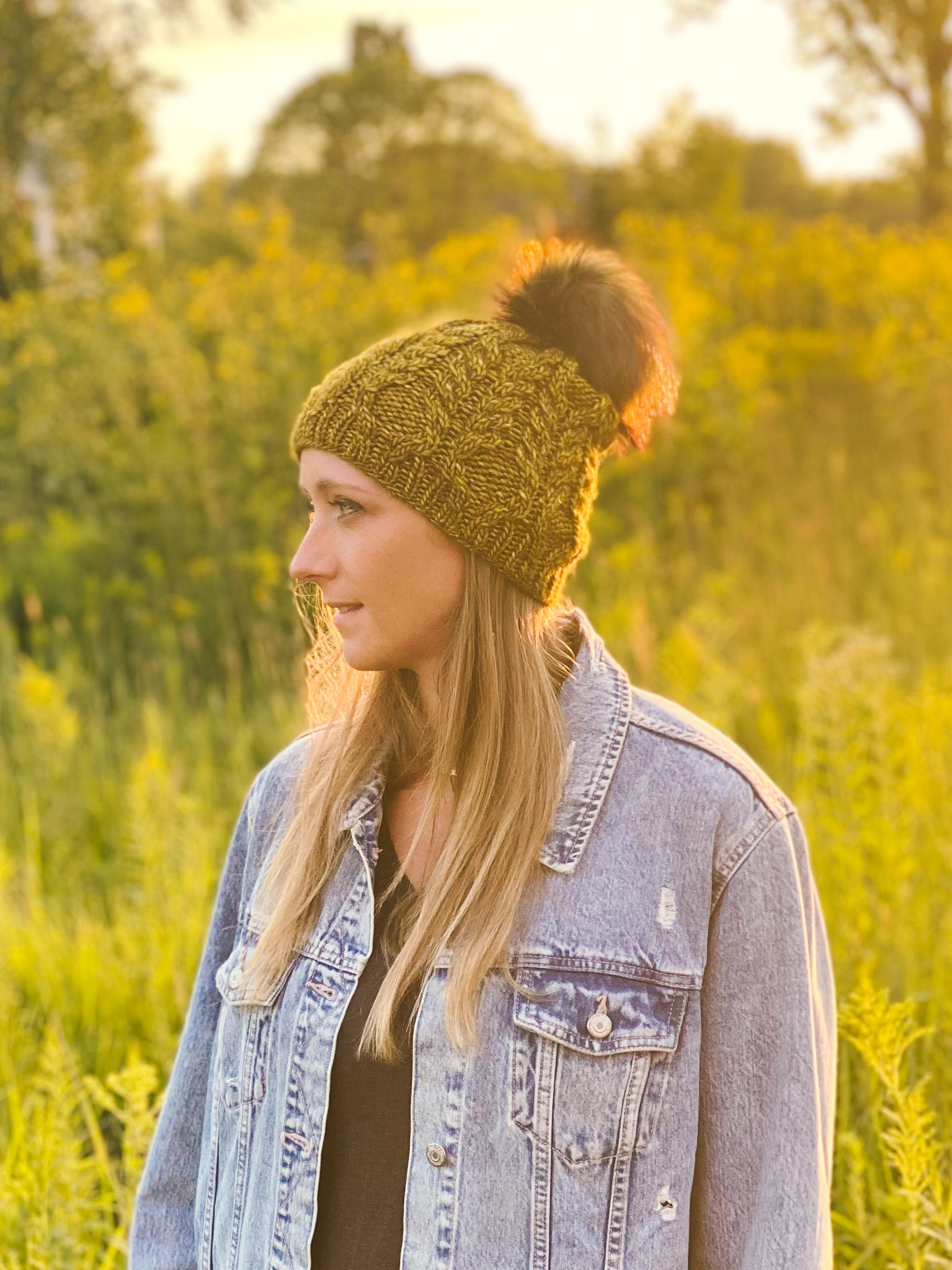Autumn Moon Beanie Pattern